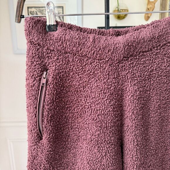 SKIMS Brown Teddy Jogger Sweatpants S M - Picture 2 of 5